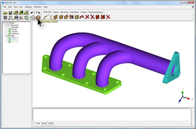 imported cad geometry